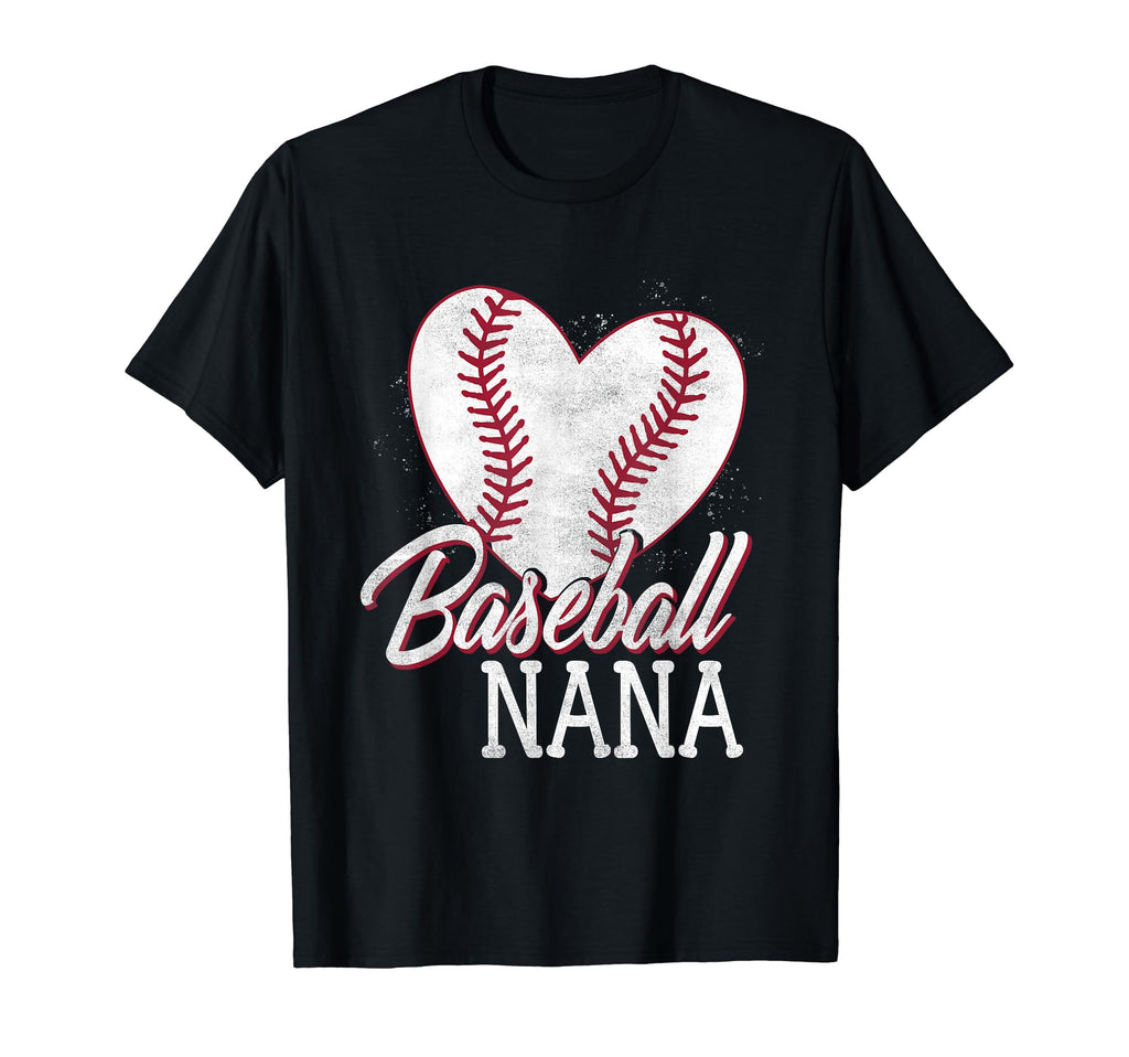 Funny Baseball Heart Grandma Mom T-Shirt - Unique Graphic for Adults - T-Shirt, Sweatshirt, Hoodie