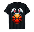 Basketball Easter Bunny Ears Easter T-Shirt - Minimalist Print for Adults - T-Shirt, Sweatshirt, Hoodie