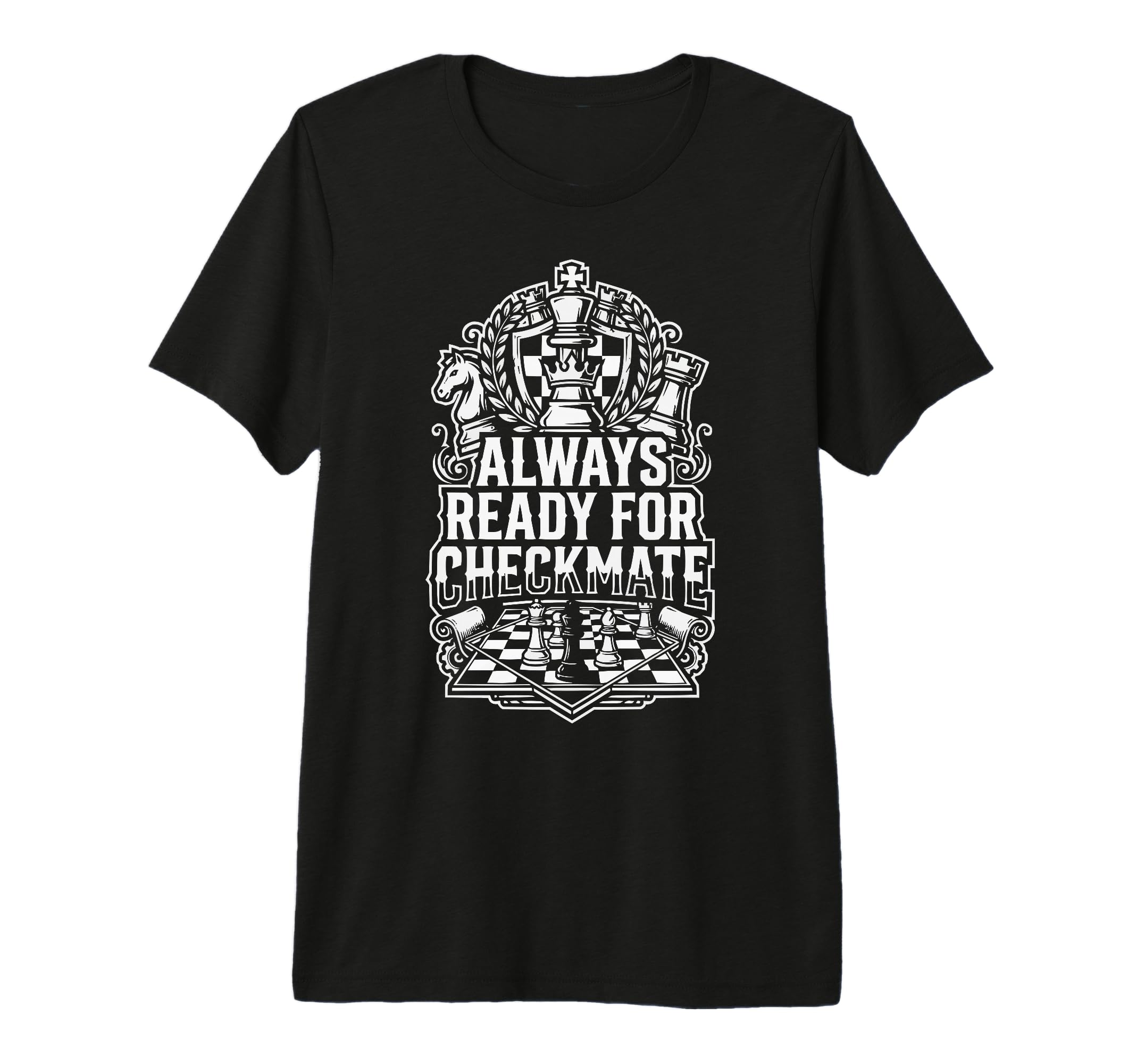 Chess Dad Board Game Daddy Checkmate T-Shirt - Minimalist Print Men Women - T-Shirt, Sweatshirt, Hoodie