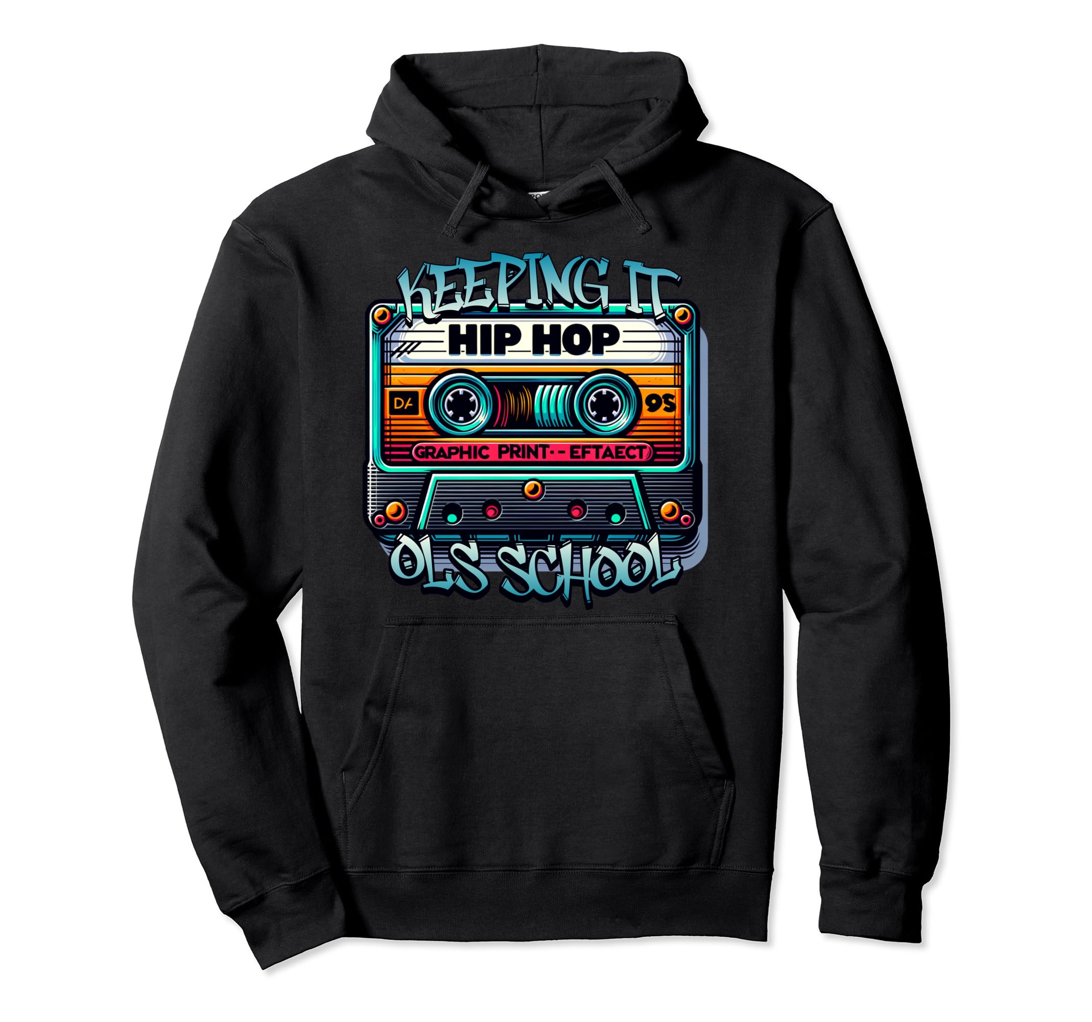 Keeping It Old School Old School Hip Hoodie - Fun Novelty Design Men Women - T-Shirt, Sweatshirt, Hoodie