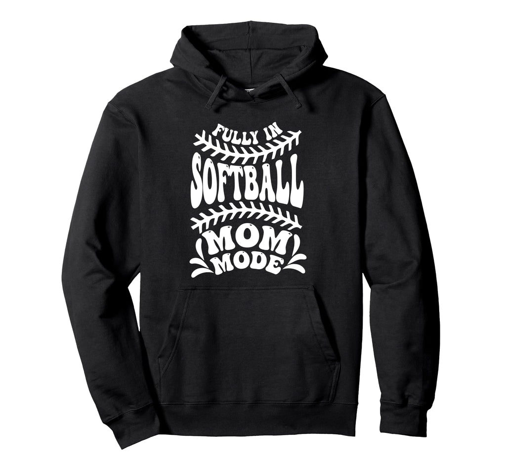 Softball Mom Mothers Day Baseball Hoodie - Custom Art Print Men Women - T-Shirt, Sweatshirt, Hoodie