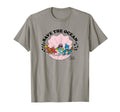 Schoolhouse Rock Save Ocean Band Cartoon T-Shirt - Unique Graphic Men Women - T-Shirt, Sweatshirt, Hoodie