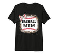 Baseball Mama Funny Baseball Mom Tri T-Shirt - Minimalist Print Unisex - T-Shirt, Sweatshirt, Hoodie