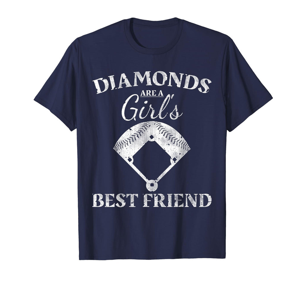 Diamonds Are Best Friend Baseball Sweatshirt - Novelty Apparel for Adults - T-Shirt, Sweatshirt, Hoodie