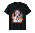Hippie Dalmatian Dog 60S 70S Peace Sign T-Shirt - Unique Graphic Unisex - T-Shirt, Sweatshirt, Hoodie