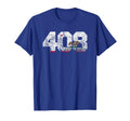 Area Code 408 San Jose California T-Shirt - Graphic Print for Adults - T-Shirt, Sweatshirt, Hoodie