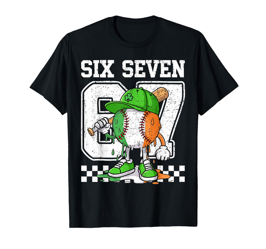 St Patricks Day 67 Six Seven Baseball Ice T-Shirt - Trendy Graphic Unisex - T-Shirt, Sweatshirt, Hoodie