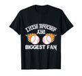 Little Brother And Biggest Fan Baseball T-Shirt - Unique Graphic Unisex - T-Shirt, Sweatshirt, Hoodie