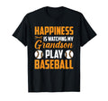 Happiness Is Watching My Grandson Play T-Shirt - Graphic Print for Adults - T-Shirt, Sweatshirt, Hoodie