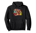 Mama Vibes Colorful Floral Art Hoodie - Custom Art Print Men Women - T-Shirt, Sweatshirt, Hoodie