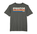70S 80S Evanston Il T-Shirt - Minimalist Print Unisex - T-Shirt, Sweatshirt, Hoodie