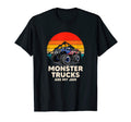 Monster Truck Are My Jam Sunset T-Shirt - Unique Graphic Unisex - T-Shirt, Sweatshirt, Hoodie
