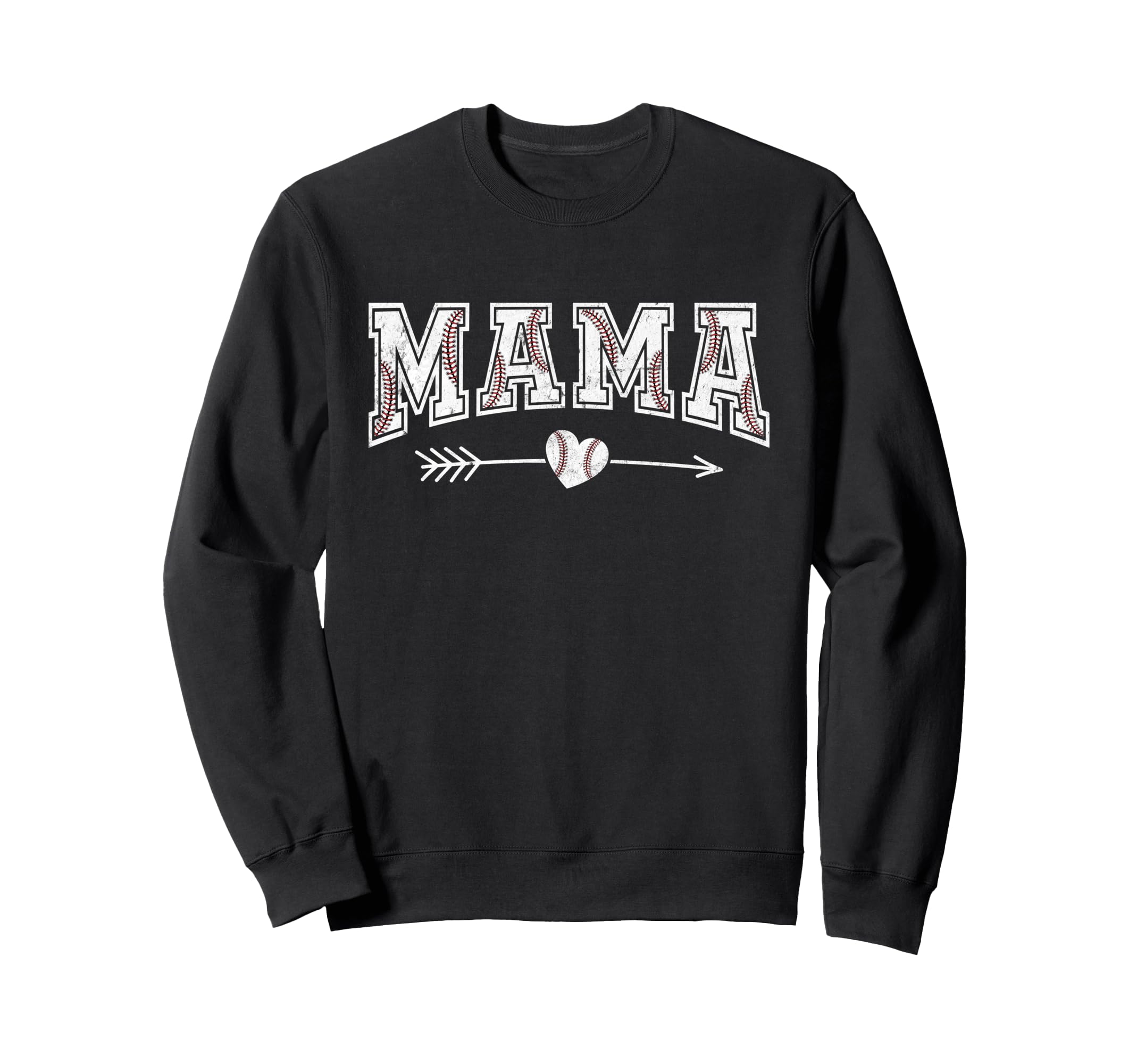 Baseball Mama Mothers Day Baseball Mom Sweatshirt - Unique Graphic Unisex - T-Shirt, Sweatshirt, Hoodie