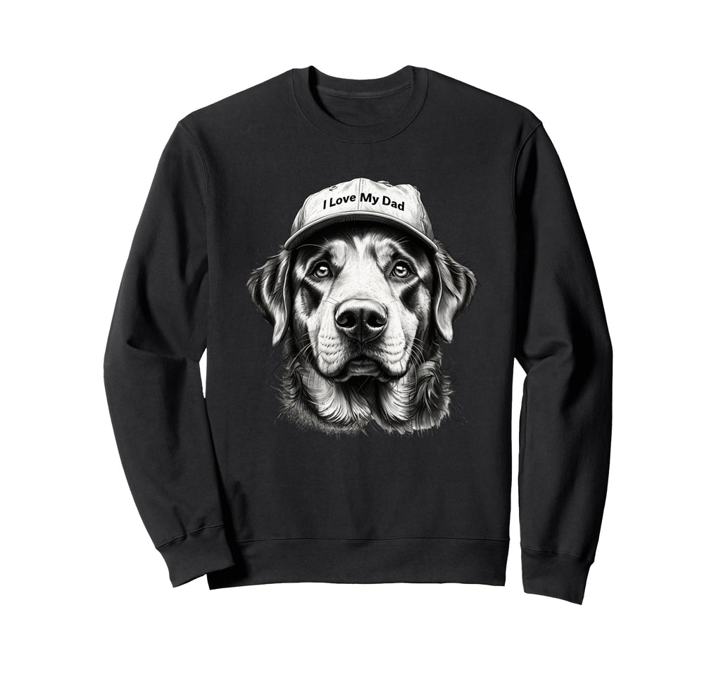 Labrador Retriever Face Portrait Dog Dad Sweatshirt - Graphic Print Unisex - T-Shirt, Sweatshirt, Hoodie