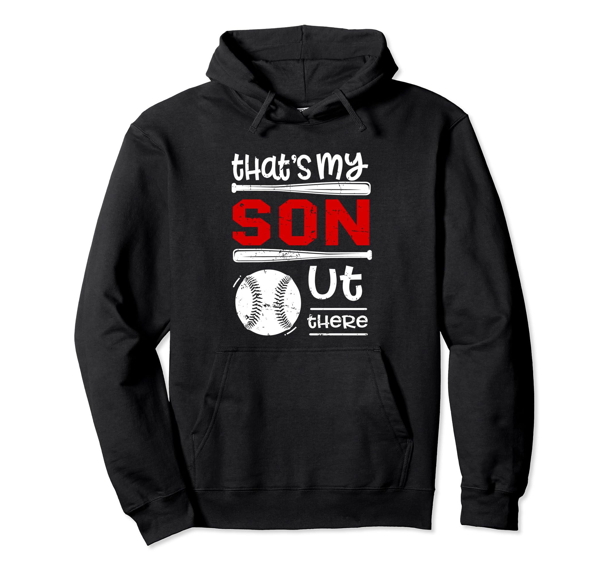 Thats My Son Out There Baseball Cheer Mom Hoodie - Minimalist Print Unisex - T-Shirt, Sweatshirt, Hoodie