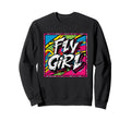 Fly 80S 90S Old School Hip Hop Sweatshirt - Trendy Graphic for Adults - T-Shirt, Sweatshirt, Hoodie