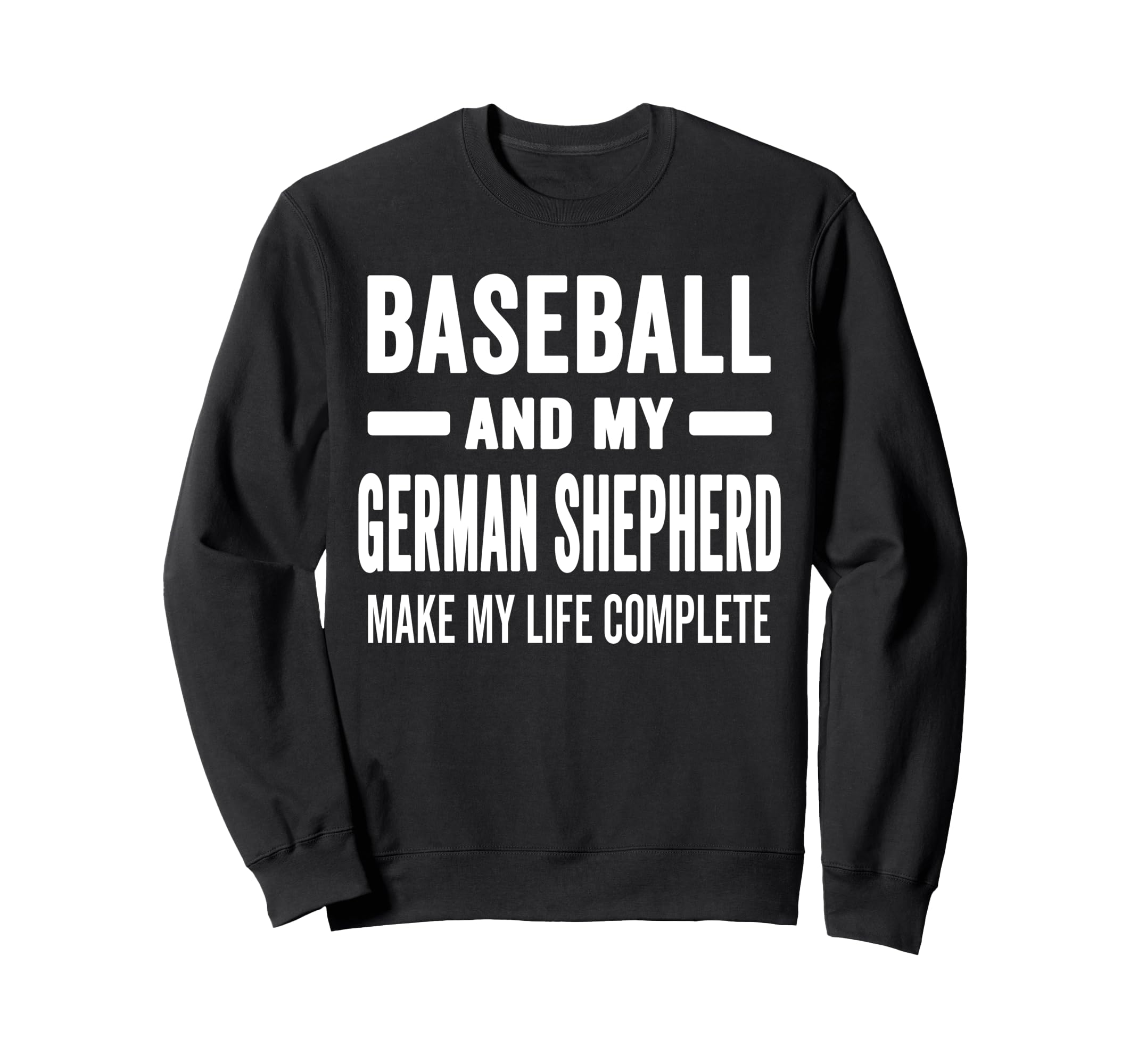 Baseball And My German Shepherd Mama Sweatshirt - Streetwear Style Unisex - T-Shirt, Sweatshirt, Hoodie