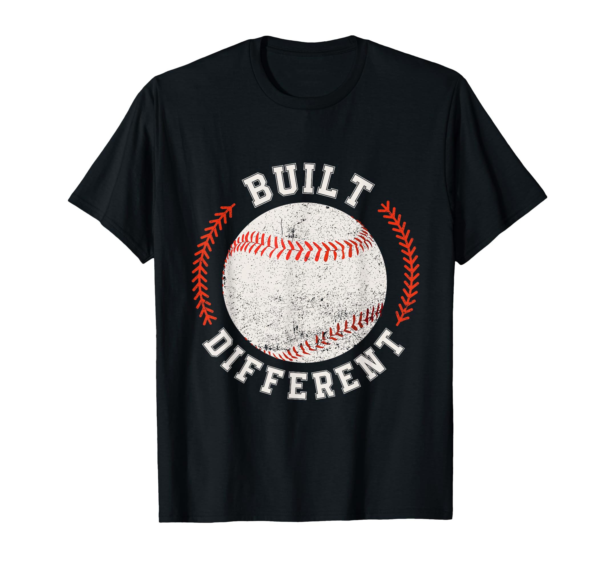 Built Different Baseball Awesome T-Shirt - Graphic Print Men Women - T-Shirt, Sweatshirt, Hoodie