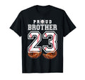 Proud Brother Baseball Player Number 23 T-Shirt - Trendy Graphic Men Women - T-Shirt, Sweatshirt, Hoodie