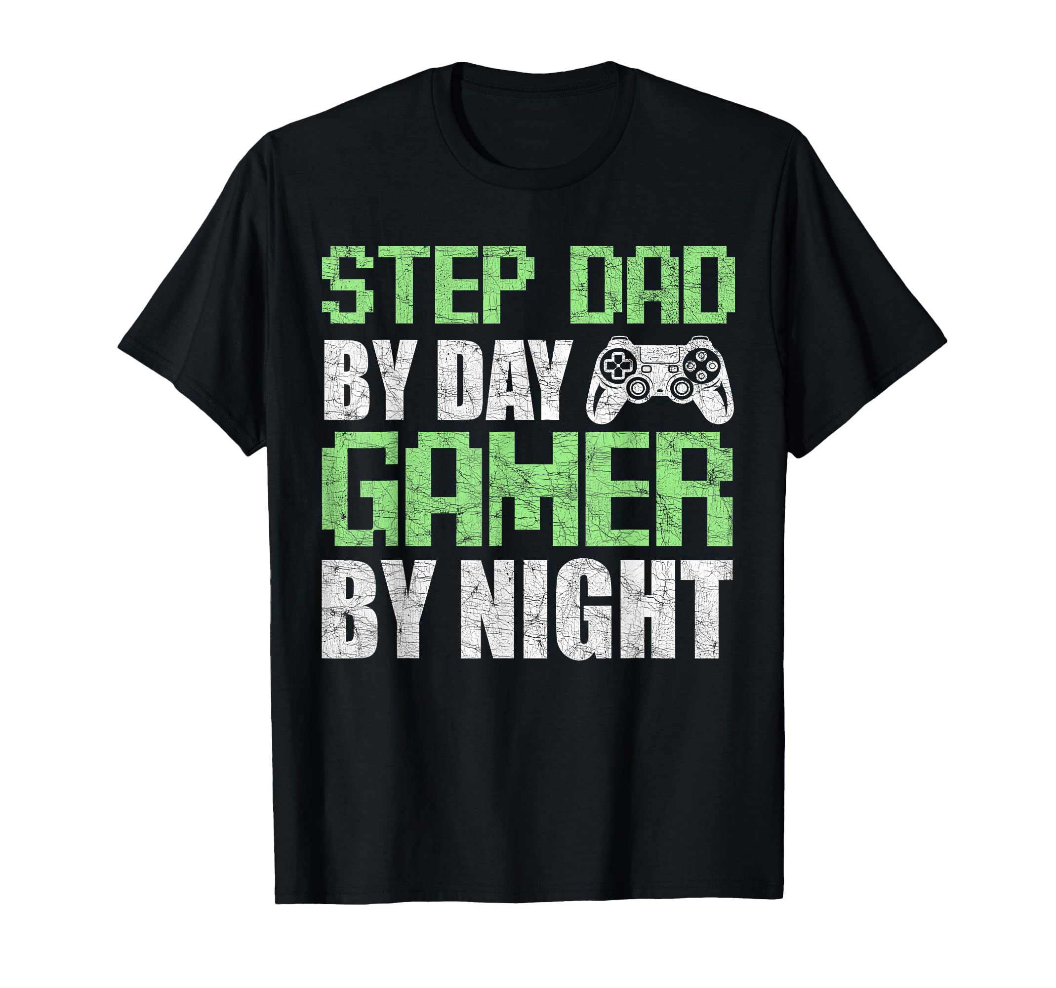 Gamer Stepdad Fathers Day Step Dad Day T-Shirt - Trendy Graphic Men Women - T-Shirt, Sweatshirt, Hoodie