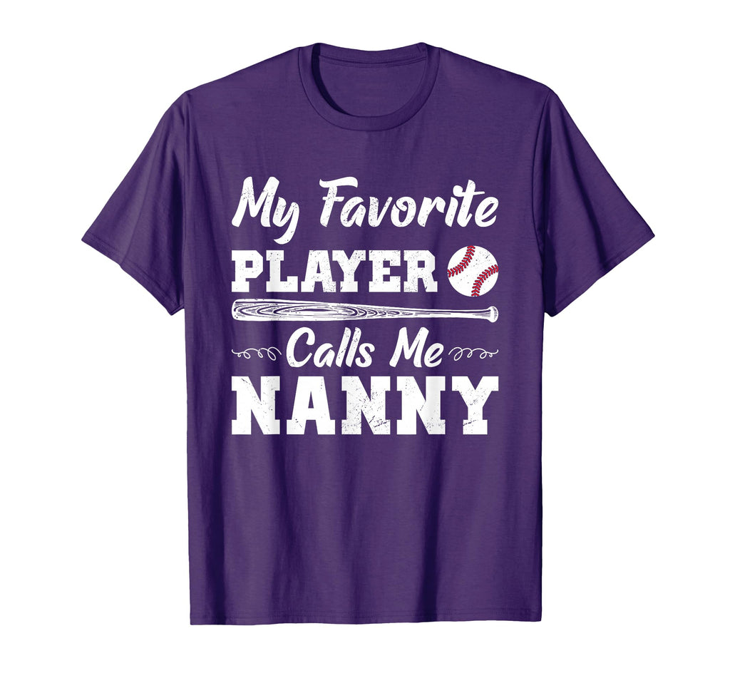 My Favorite Player Calls Me Nanny T-Shirt - Unique Graphic for Adults - T-Shirt, Sweatshirt, Hoodie