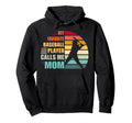 My Favorite Baseball Player Calls Me Mom Hoodie - Graphic Print Unisex - T-Shirt, Sweatshirt, Hoodie