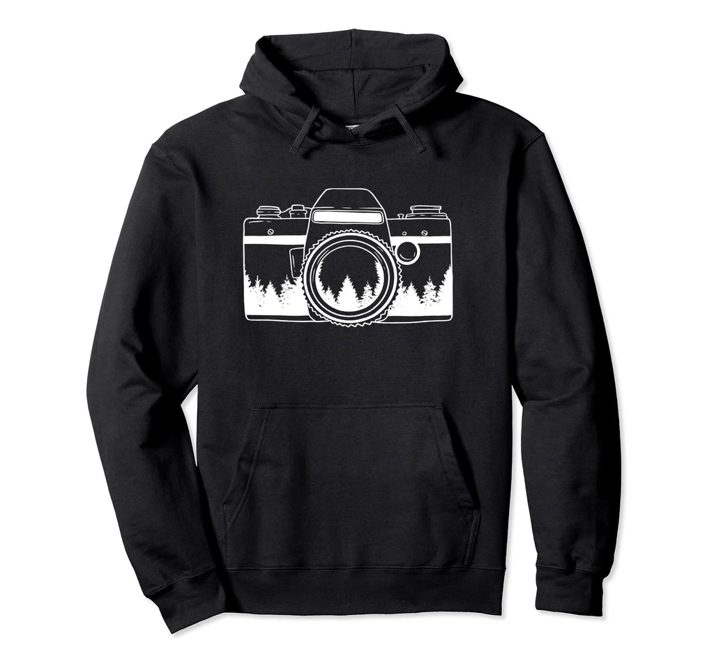 Photographer Camera Trees Nature Hoodie - Trendy Graphic Men Women - T-Shirt, Sweatshirt, Hoodie