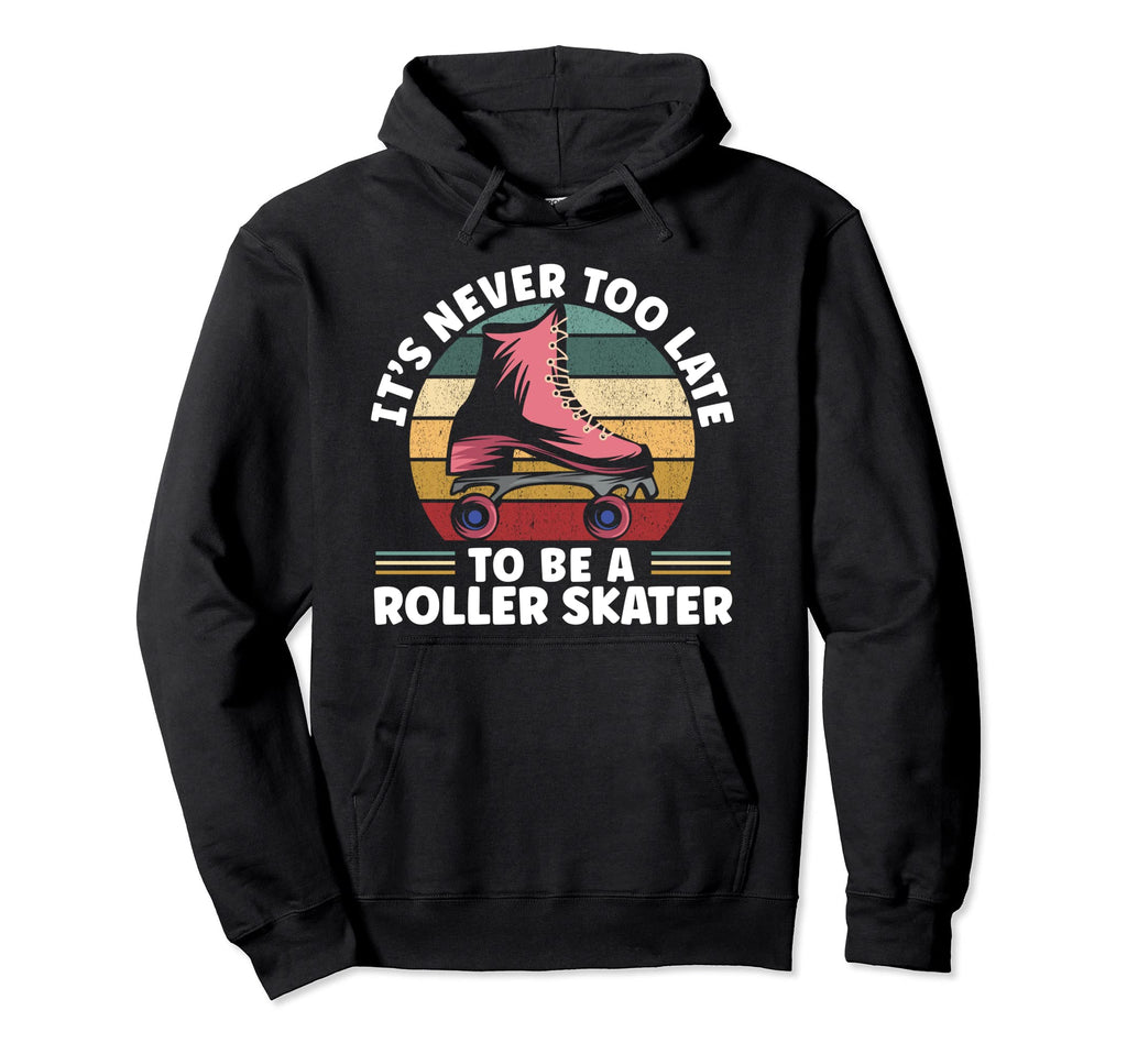 Roller Skating Roller Skater Hoodie - Custom Art Print Men Women - T-Shirt, Sweatshirt, Hoodie