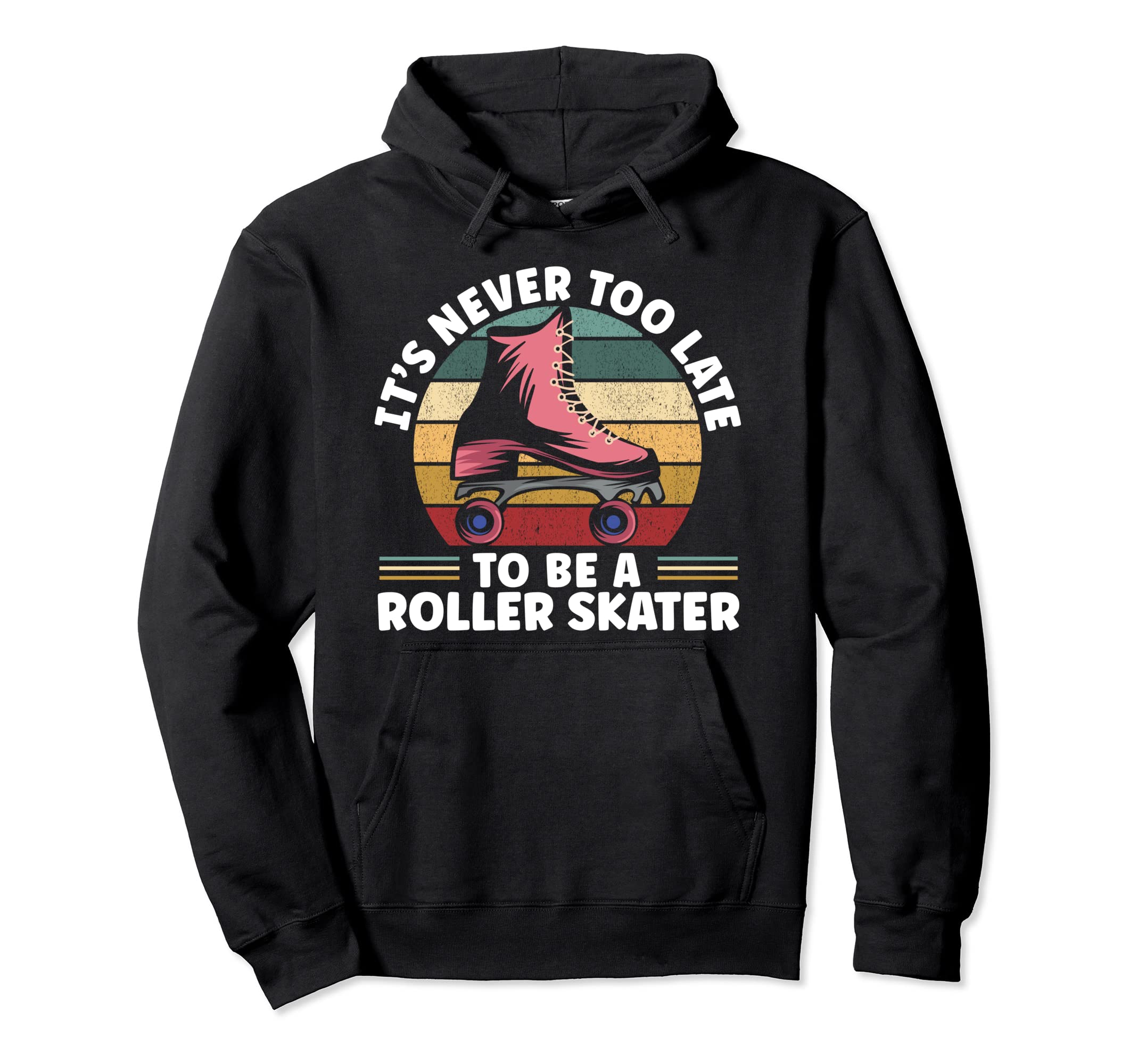 Roller Skating Roller Skater Hoodie - Custom Art Print Men Women - T-Shirt, Sweatshirt, Hoodie