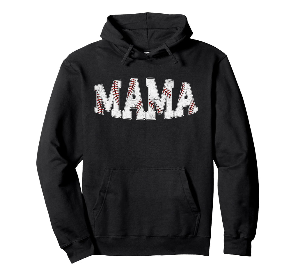 Baseball Mama Mom Mothers Day Hoodie - Novelty Apparel Unisex - T-Shirt, Sweatshirt, Hoodie