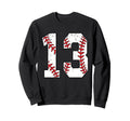 Number 13 Baseball 13 Jersey Sweatshirt - Aesthetic Graphic Men Women - T-Shirt, Sweatshirt, Hoodie