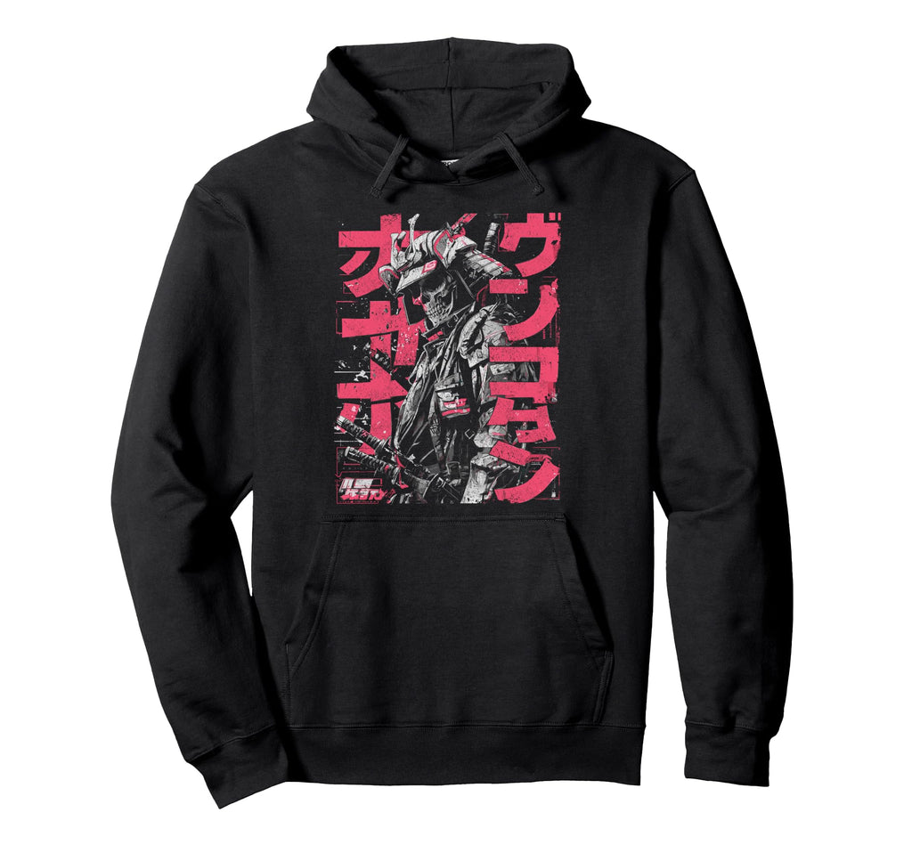 Japanese Streetwear Samurai Skeleton Hoodie - Aesthetic Graphic Unisex - T-Shirt, Sweatshirt, Hoodie