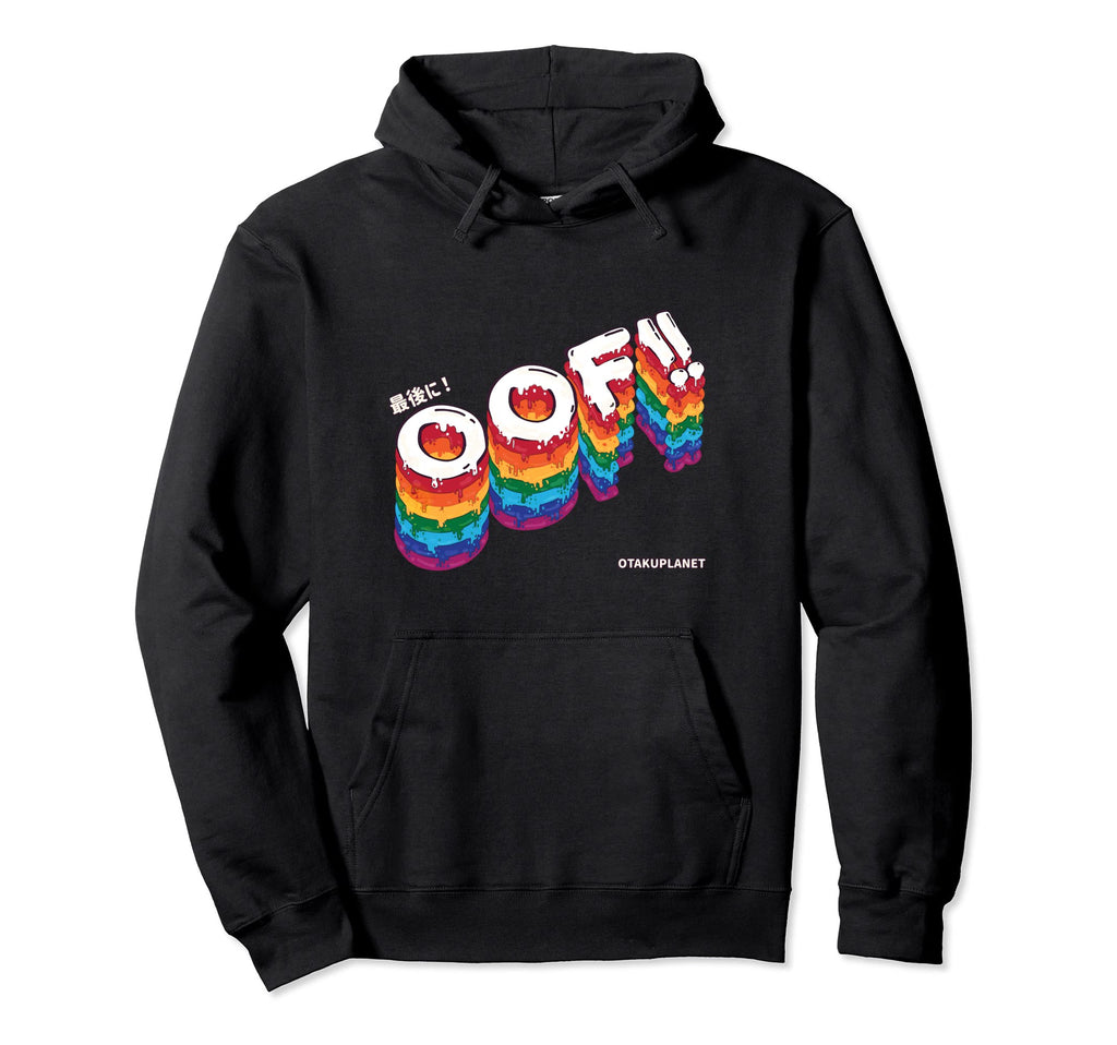 Oof Funny Meme Kawaii Japanese Hoodie - Streetwear Style Men Women - T-Shirt, Sweatshirt, Hoodie