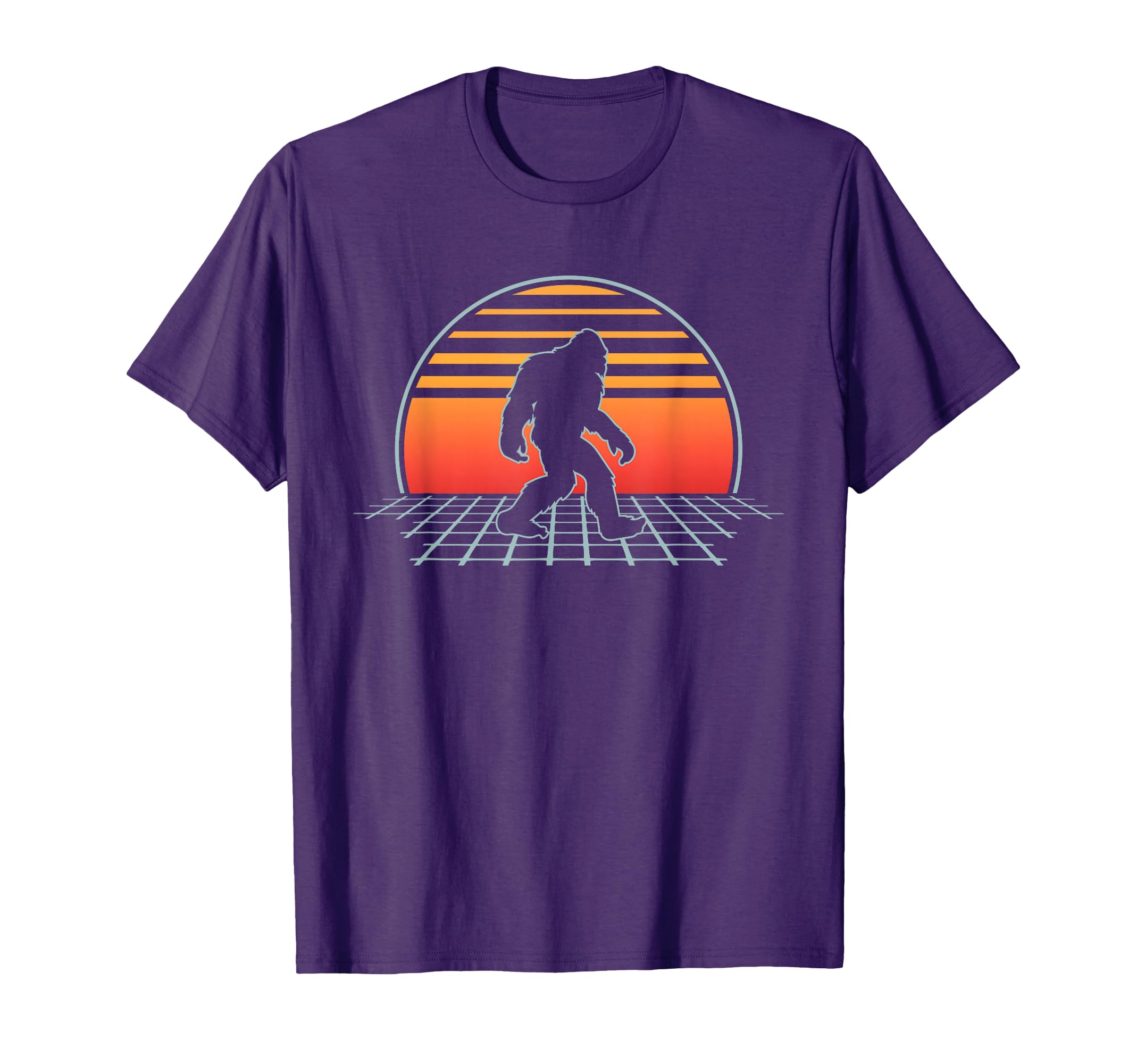 Bigfoot Yeti Sasquatch Vaporwave Aesthetic T-Shirt - Graphic Print Unisex - T-Shirt, Sweatshirt, Hoodie