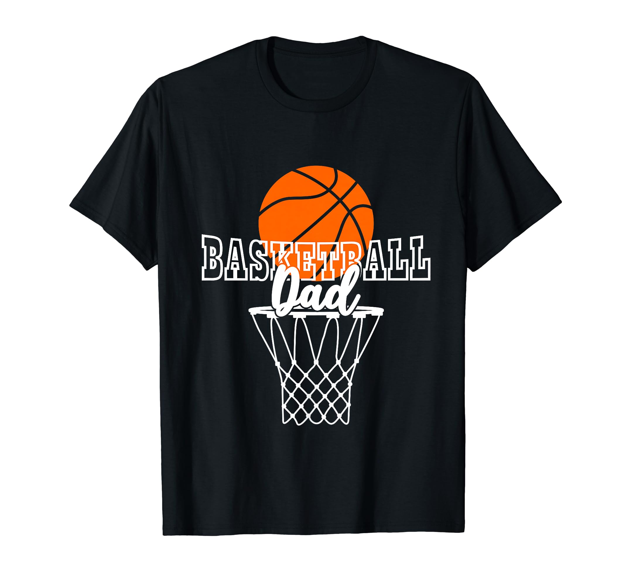 Basketball Dad Happy Fathers Day Wife T-Shirt - Trendy Graphic Unisex - T-Shirt, Sweatshirt, Hoodie