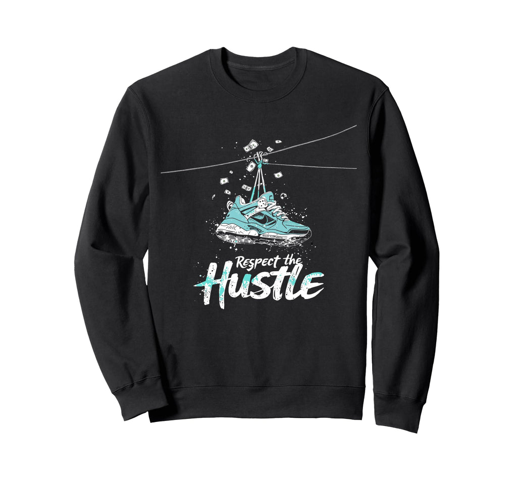Respect Hustle Old School Sweatshirt - Casual Everyday Wear for Adults - T-Shirt, Sweatshirt, Hoodie