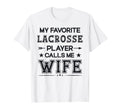 Baseball Wife My Favorite Player T-Shirt - Custom Art Print Men Women - T-Shirt, Sweatshirt, Hoodie