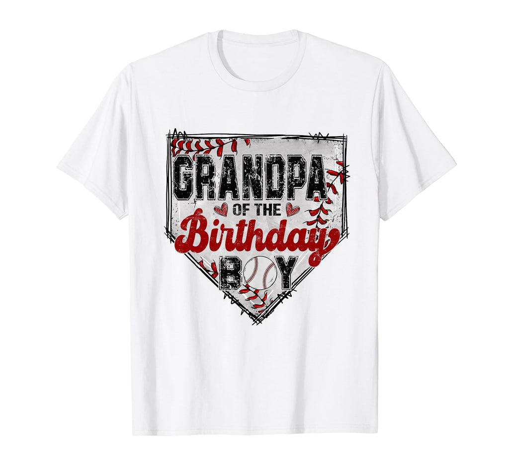Grandpa Birthday Baseball Lover Family T-Shirt - Trendy Graphic Unisex - T-Shirt, Sweatshirt, Hoodie