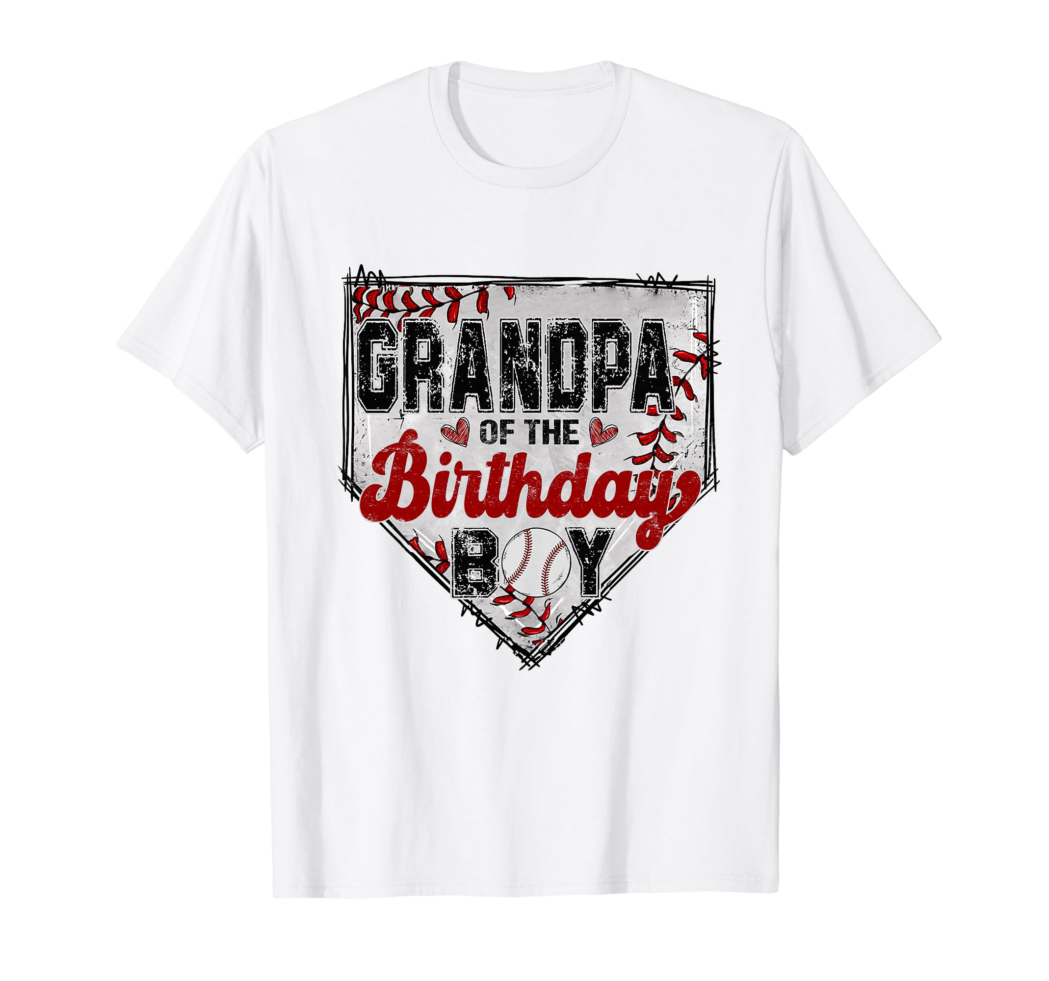 Grandpa Birthday Baseball Lover Family T-Shirt - Trendy Graphic Unisex - T-Shirt, Sweatshirt, Hoodie