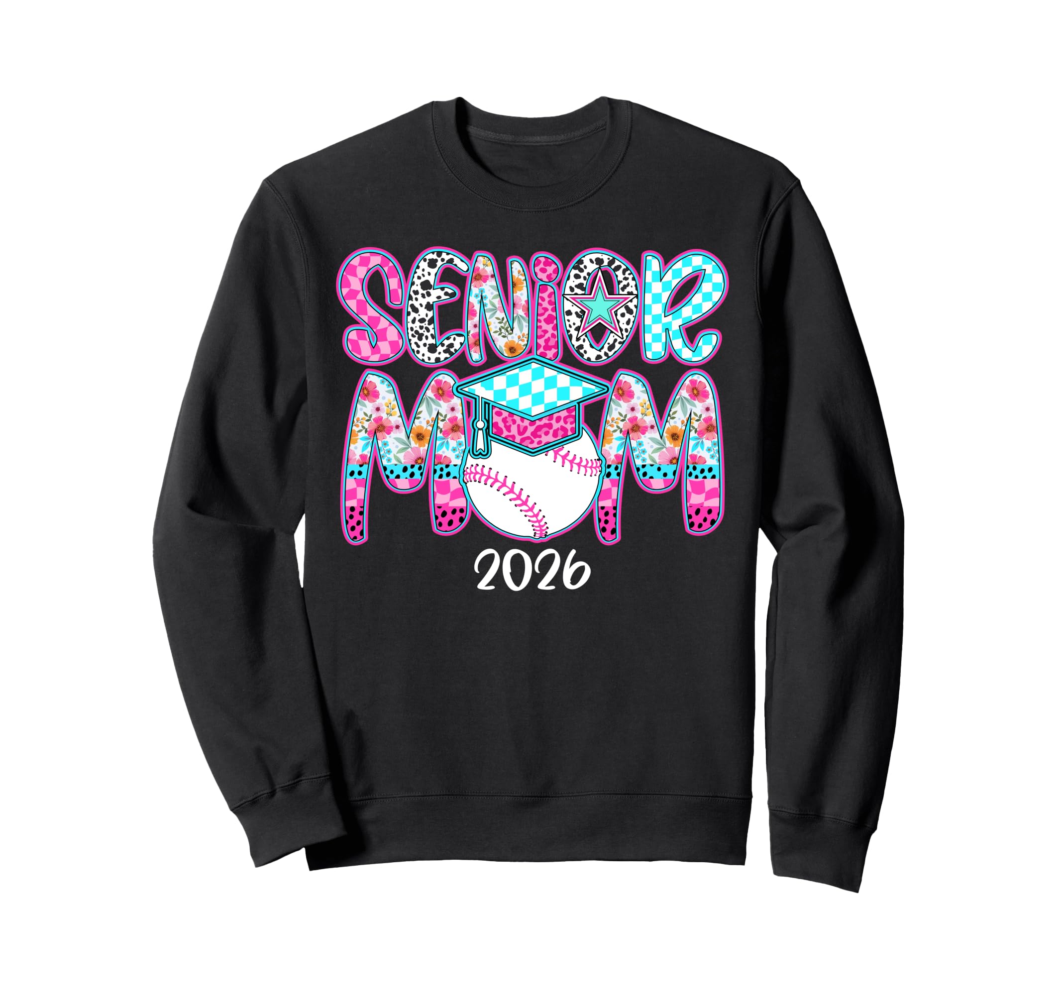 Baseball Senior Mom 2026 Baseball Sweatshirt - Minimalist Print Men Women - T-Shirt, Sweatshirt, Hoodie