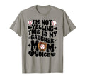 Catcher Mom Voice Baseball Catcher T-Shirt - Streetwear Style for Adults - T-Shirt, Sweatshirt, Hoodie