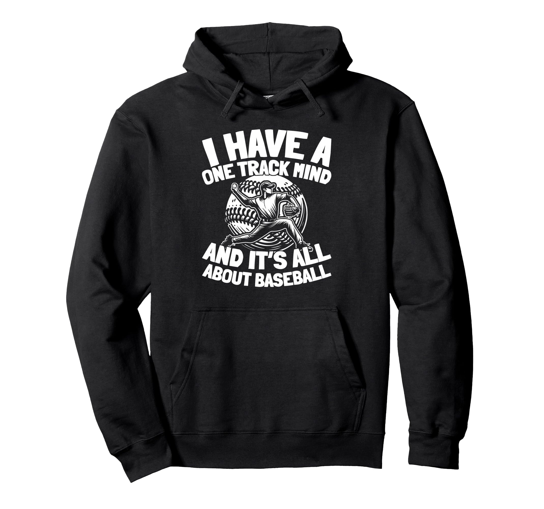 Baseball Player Team Sport Baseballer Hoodie - Minimalist Print Men Women - T-Shirt, Sweatshirt, Hoodie