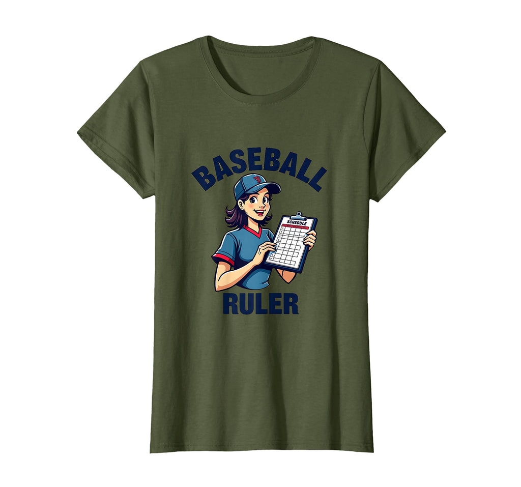 Baseball Mom Schedule Ruler T-Shirt - Streetwear Style Unisex - T-Shirt, Sweatshirt, Hoodie
