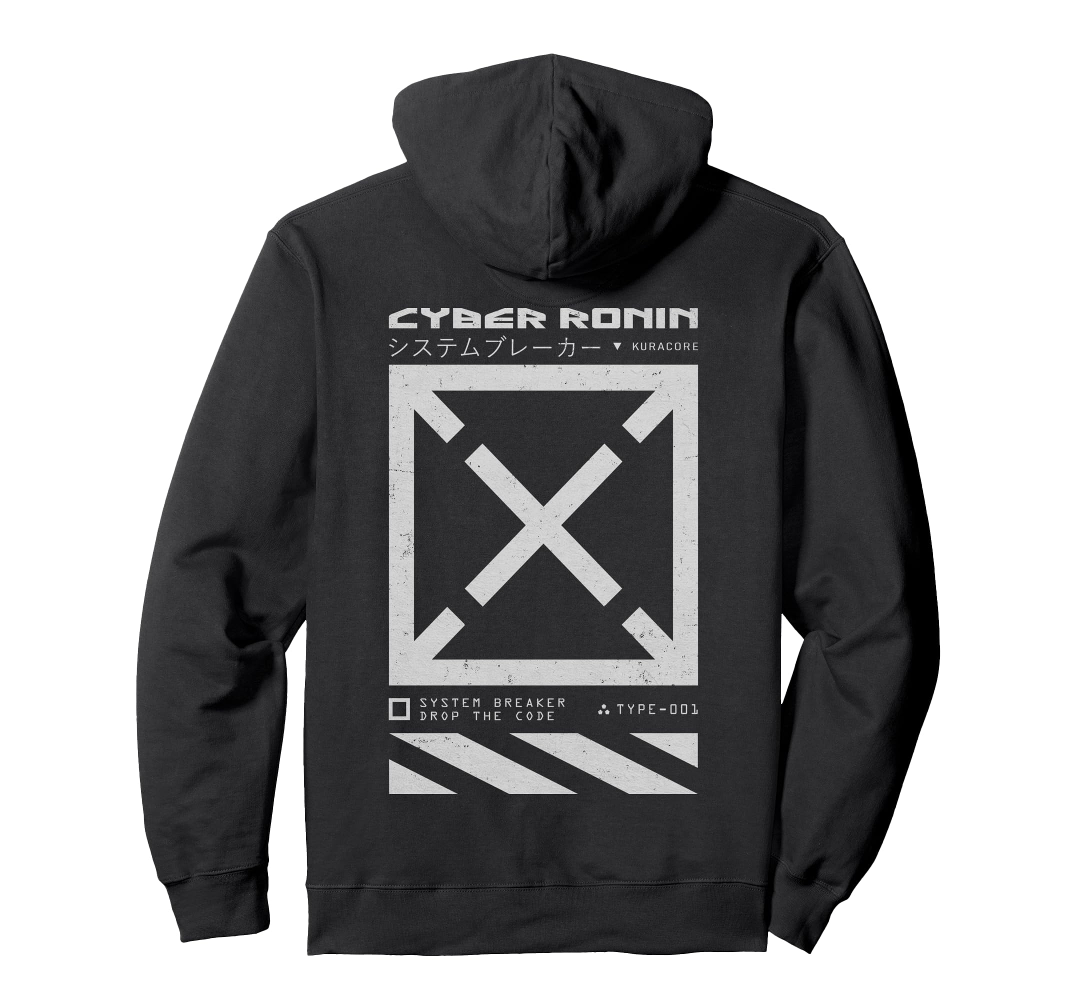 Back Japanese Streetwear Y2K Techwear Hoodie - Unique Graphic Men Women - T-Shirt, Sweatshirt, Hoodie