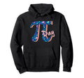 Happy Pi Day Pie Distressed Hoodie - Unique Graphic Men Women - T-Shirt, Sweatshirt, Hoodie