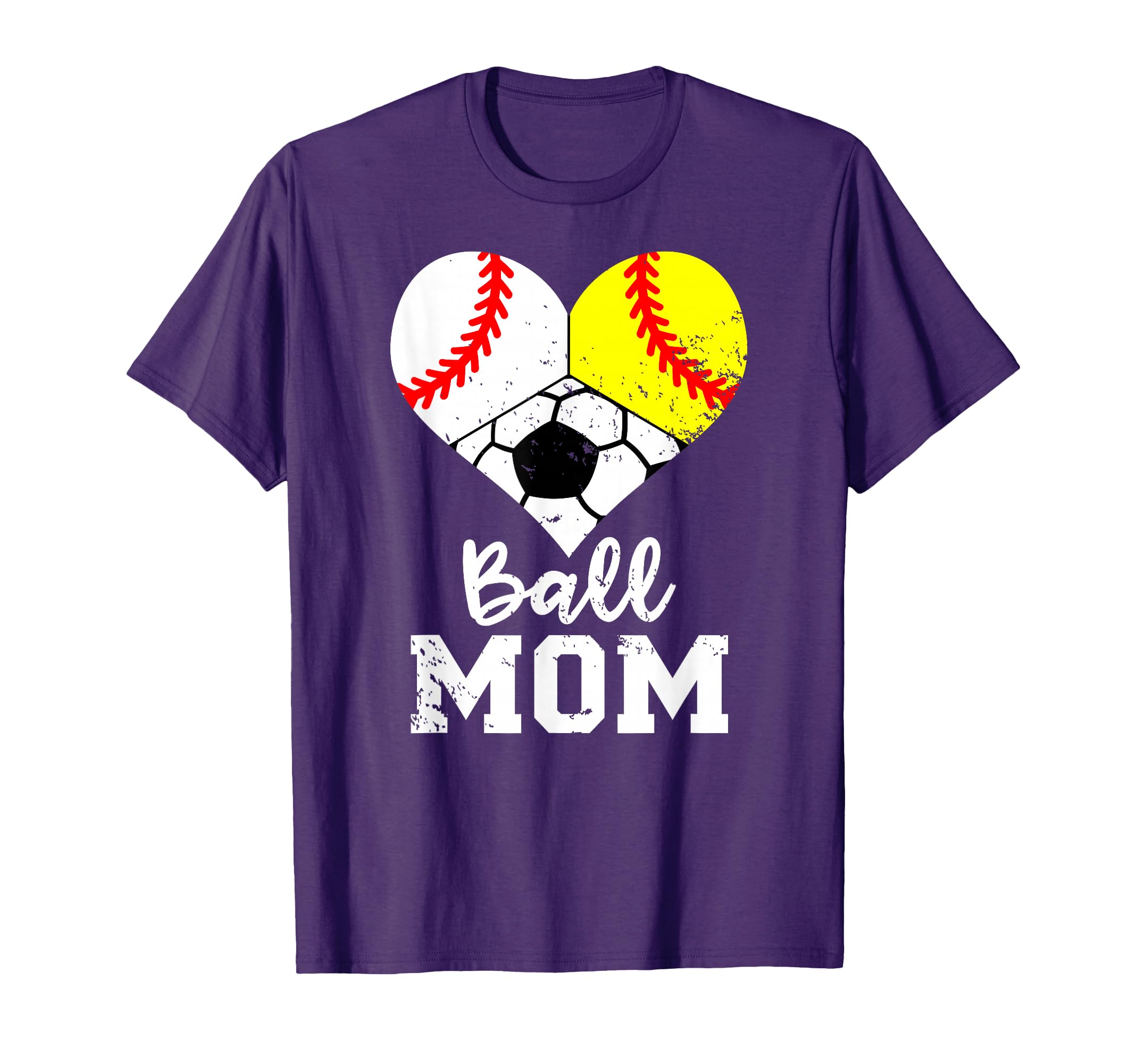 Ball Mom Funny Baseball Softball Soccer T-Shirt - Trendy Graphic Men Women - T-Shirt, Sweatshirt, Hoodie