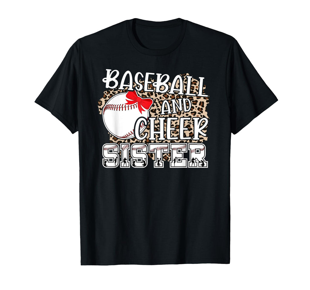 Baseball And Cheer Sister Baseball T-Shirt - Novelty Apparel Men Women - T-Shirt, Sweatshirt, Hoodie