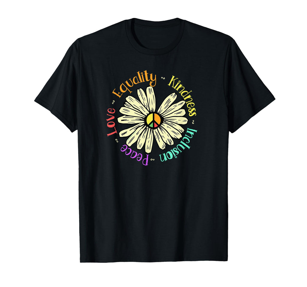 Love Peace Kindness Equality Inclusion T-Shirt - Graphic Print Men Women - T-Shirt, Sweatshirt, Hoodie