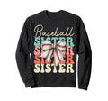 Baseball Sister Coquette Bow Sweatshirt - Streetwear Style Men Women - T-Shirt, Sweatshirt, Hoodie