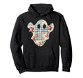 Patchwork Ghost Chic Shabby Check Floral Hoodie - Graphic Print for Adults - T-Shirt, Sweatshirt, Hoodie